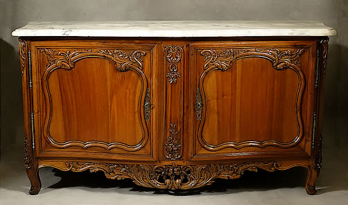 Buffet-de-chasse-provençal-galbé-Provence-18e